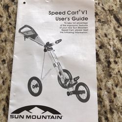 Two Sun Mountain 3 Wheel Speed Carts V 1