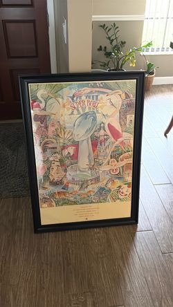 original 1984 official NFL Super Bowl XVIII poster by James Endicott