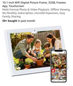 10.1-Inch WiFi Digital Picture Frame 32GB