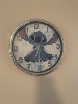 Disney stitch wall clock