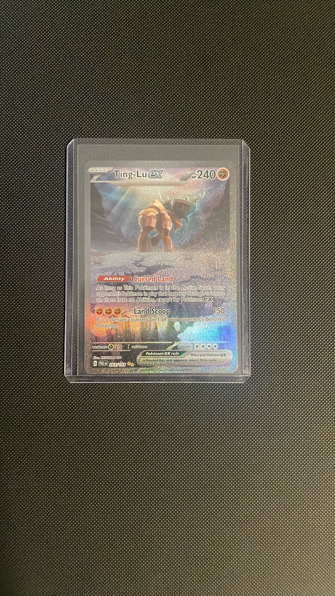 Pokemon Card Ting-Lu ex SIR 263/193