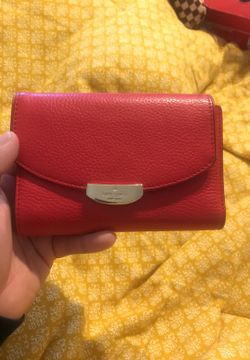 Red Kate spade wallet