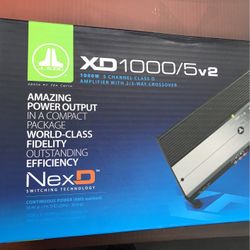 JL AUDIO XD1000/5v2 5 Channel Amplifier 