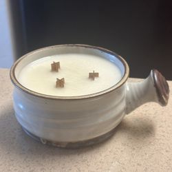 Citronella Candle In A Unique Container With Handle