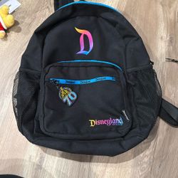 Disney Disneyland Resort 70th Anniversary Backpack with Charm