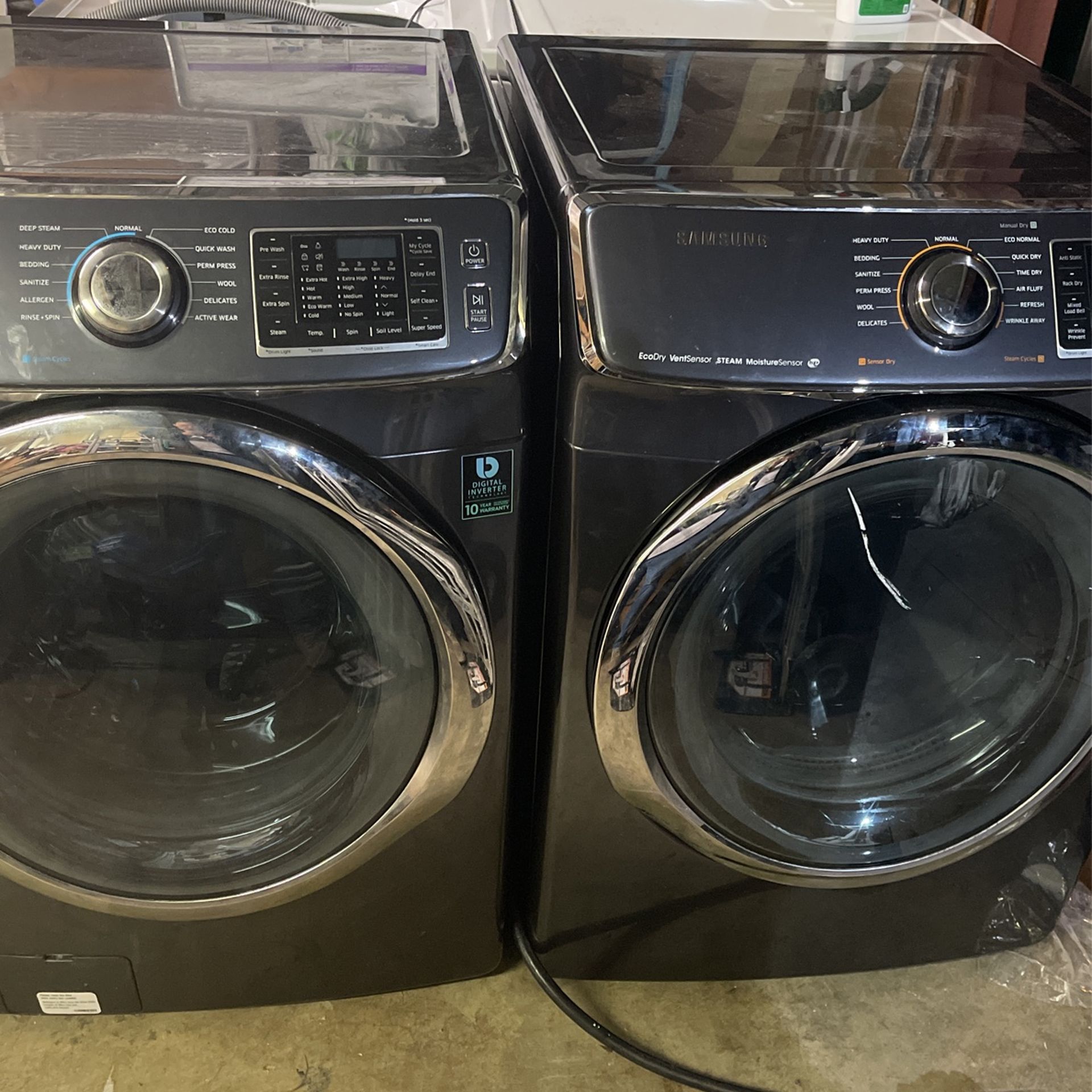 Washer and dryer