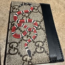 Gucci Card Case Supreme Kingsnake 