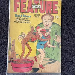 “Golden Age Comic” from 1949 “Feature Comics #139, “The Doll Man”