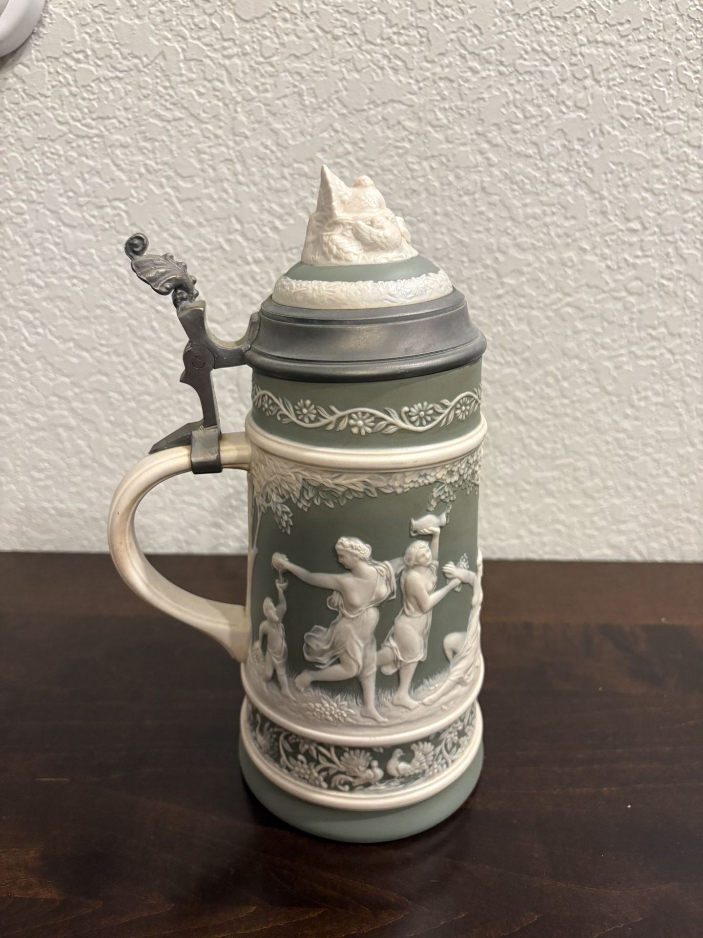 1978 Mettlach Villeroy and Boch Four Season LTD ED #2217 Stein 10 3/4" tall