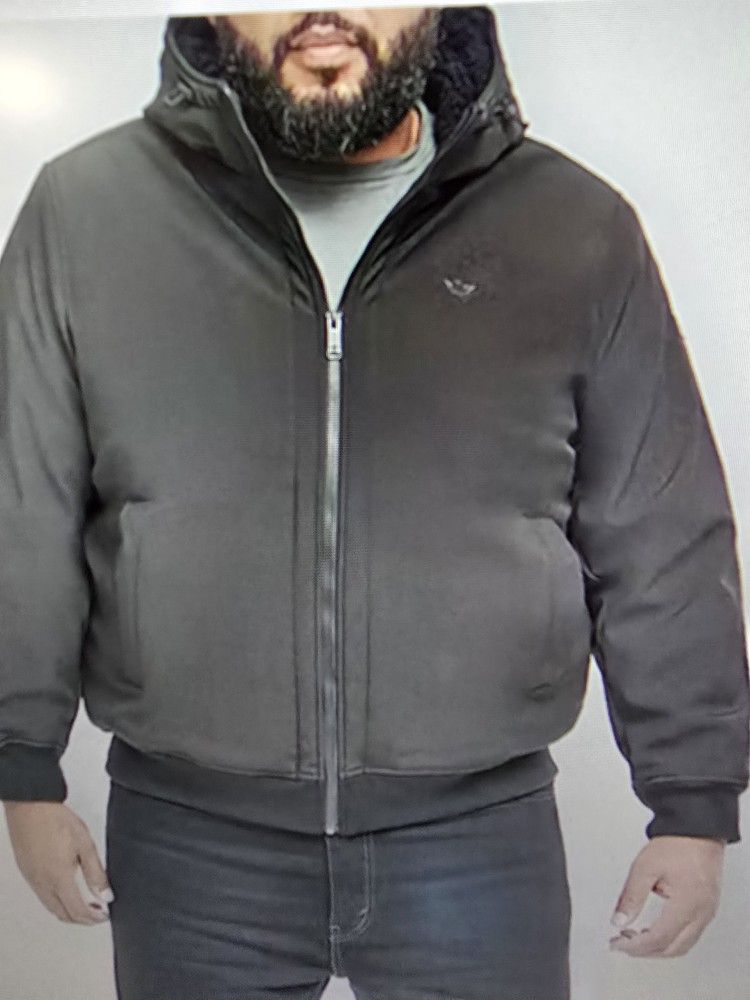 Mens Coat Size L  tall Color Black New