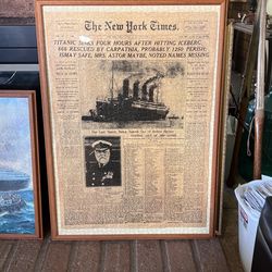 Framed Puzzles Titanic And Queen Mary