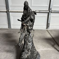 Large Bronze Frederic Remington Sculptures