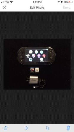 Sony PS VITA PCH-2001 BLACK SLIM HANDHELD SYSTEM+2 GAMES+CHARGER+16GB MEMORY CARD+3.63 MALWARE(POST NINTENDO ERA)
