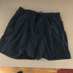 Men Lulu Lemon Size Med Navy Blue 
