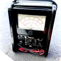 Simpson 260 Analog Multimeter + Simpson Clamp-On Ammeter