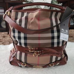 Burberry Bridle Housecheck Bag