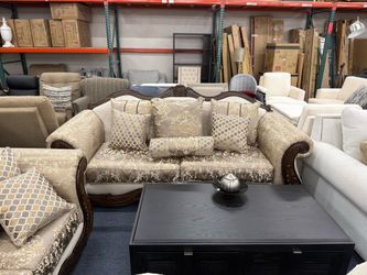 Brand NEW Gorgeous Antique Style Sofa Set - Take Home Now Pay Later ‼️ SAME DAY DELIVERY