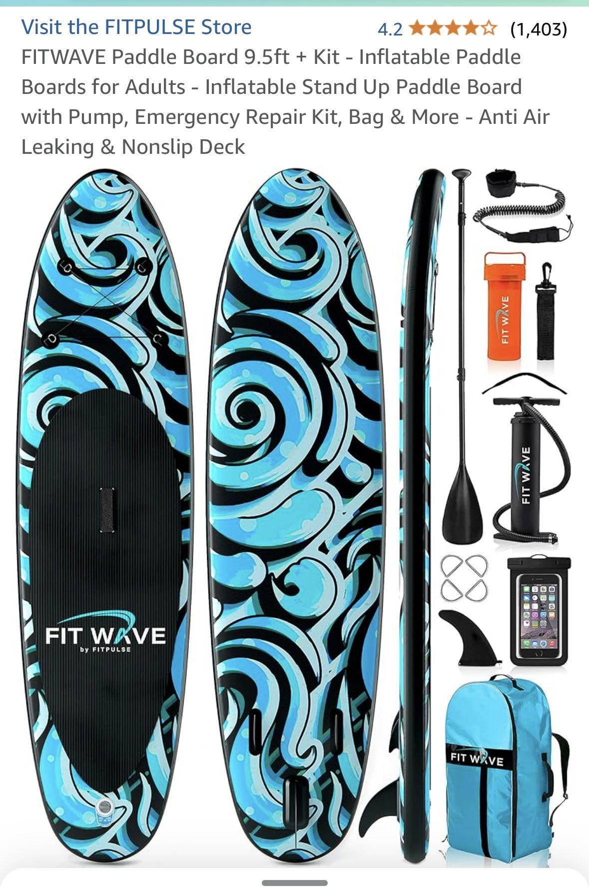 Paddle board