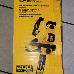Dewalt Chainsaw Kit 20v Max 12 Inc(DCCS620P1)