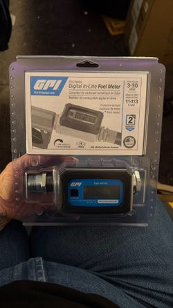 GPI Digital in-line Fuel meter