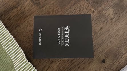 Goal Zero Yeti 3000X User Guide