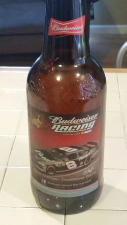 72 oz. Glass Budweiser #8 Dale Earnhardt Jr. Bottle