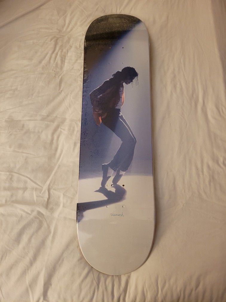 Rare Michael Jackson Diamond Supply Skateboard Vintage Old School