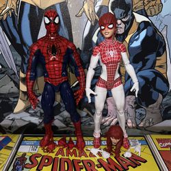 Marvel Legends Spider-Man And Spinneret 