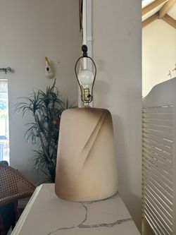 Mid century Modern Boho Lamp