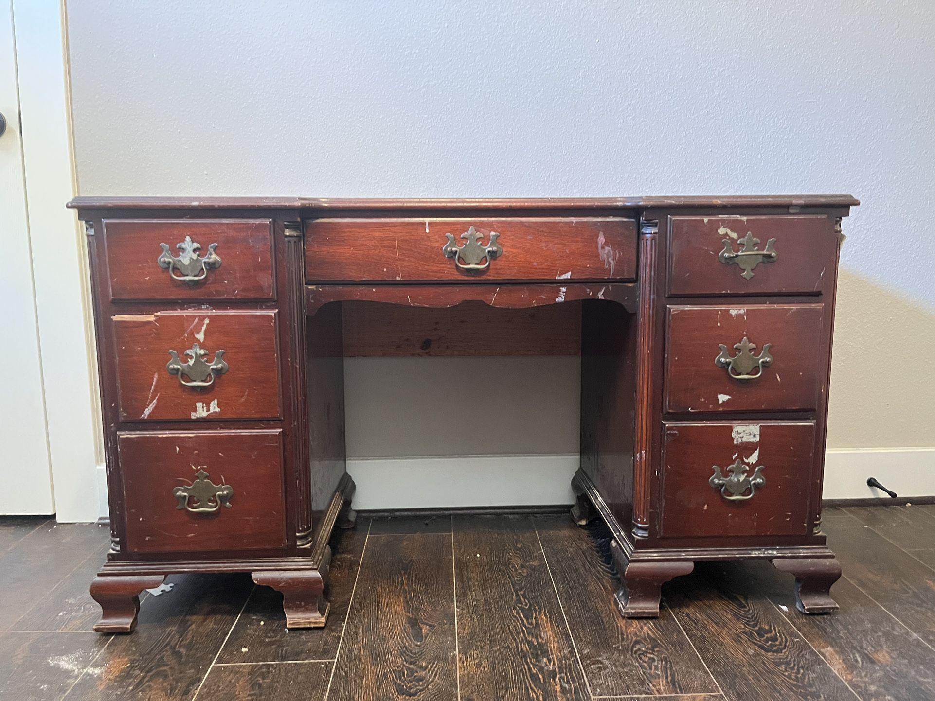 Antique Dresser And Beauty Desk