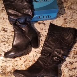Cliffs by White Mountain - Black Heeled Boots