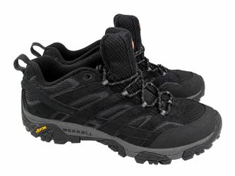 Merrell Moab 2 Mid Hiking Boots Black Night Vibram Men’s Size 12 J06017