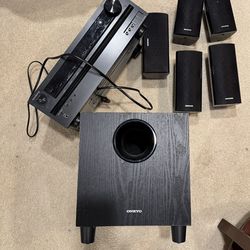 ONKYO HT-R390 Surround Sound With Remote