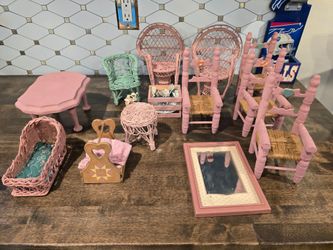 Barbie Size Wicker Set