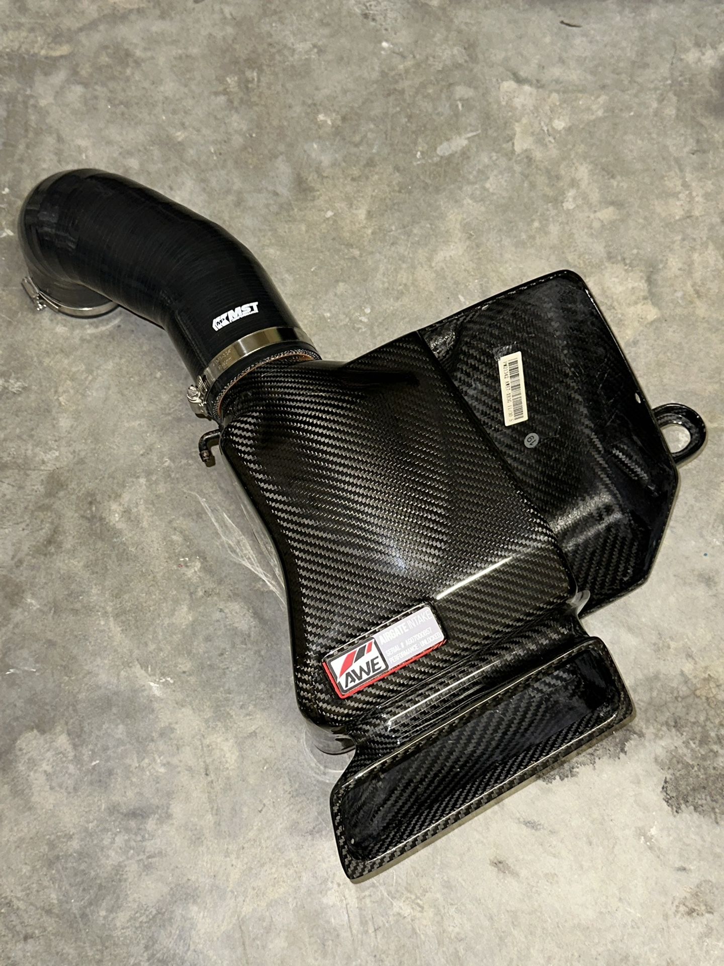 AWE AirGate Carbon Cold Air intake & MST Turbo Inlet Silicone Pipe for MK7 GOLF R GTI GLI A3 S3 MQB