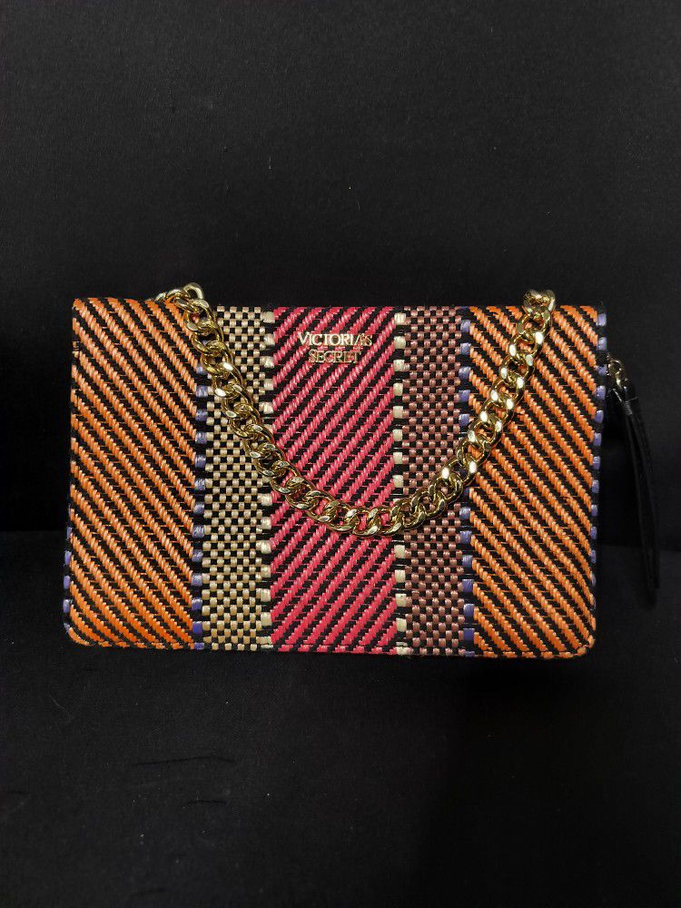 Victoria Secret Small Color Straw Handbag 