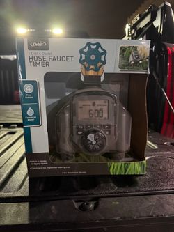 Orbit 1 dial 4 faucet Hose timer