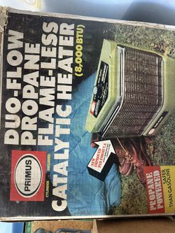 Vintage primus duo propane camp heater