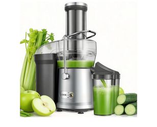 GDOR Powerful 1200W Juicer with Larger 3.2" Feed Chute, Titanium Enhanced Cutting System, Centrifugal Juice Extractor Maker with Heavy Duty Full Coppe
