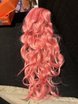 Pink wig