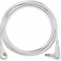 Grounding Cord, Replacement Grounding Cable Accessories for Grounding Sheets. Fits All Popular Brands White