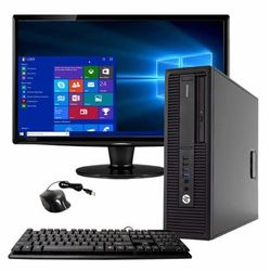 HP Prodesk Business Grade PC Intel Quad Core i5-4590 CPU 16 GB RAM 256 GB SSD Wi-Fi Windows 10 Professional  