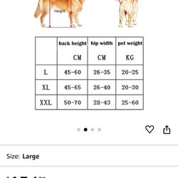 Large Dog Wheel Chair 