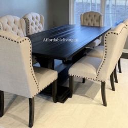 7 Pc Dining Table Set Brand New In Box 