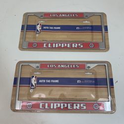 Clippers License Plate Frames
