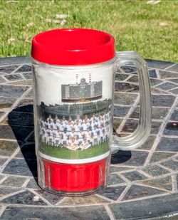 1984 Chicago Cubs Team Photo MLB Baseball Vintage Montgomery Ward Plastic Mug
