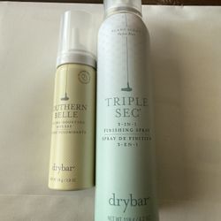 DRYBAR Volume Boosting Mousse & Triple Sec 3-in-1 Finishing Spray Lush Scent Full Size 118g