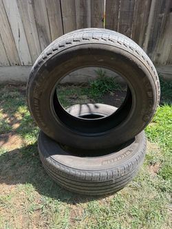 Set of two used tires 225/65/R17  MICHELIN