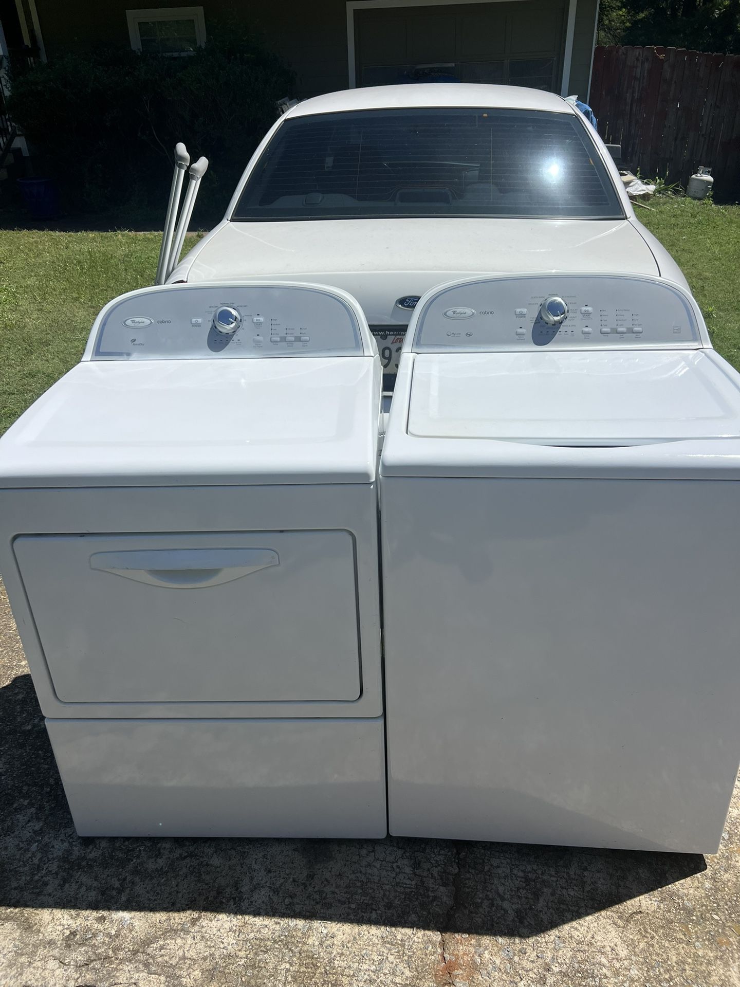 Whirlpool electric washer and dryer