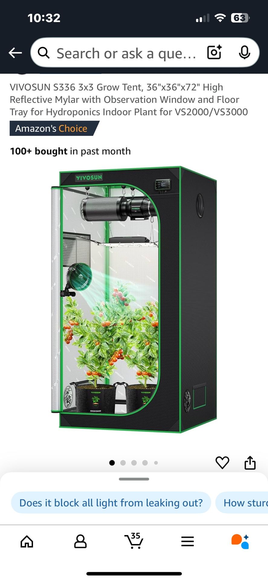 Grow Tent Open Not In Box